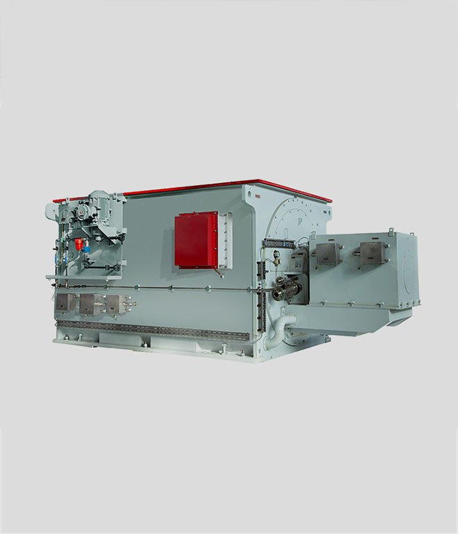 Синхронный генератор коробчатого типа