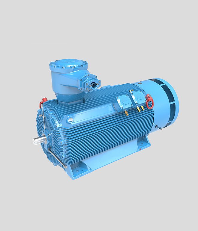 Компактный трехфазный асинхронный двигатель (TEFC)