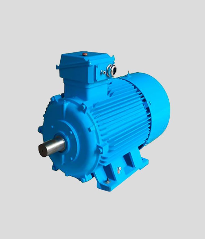 Низковольтный трехфазный асинхронный двигатель для атомной электростанции